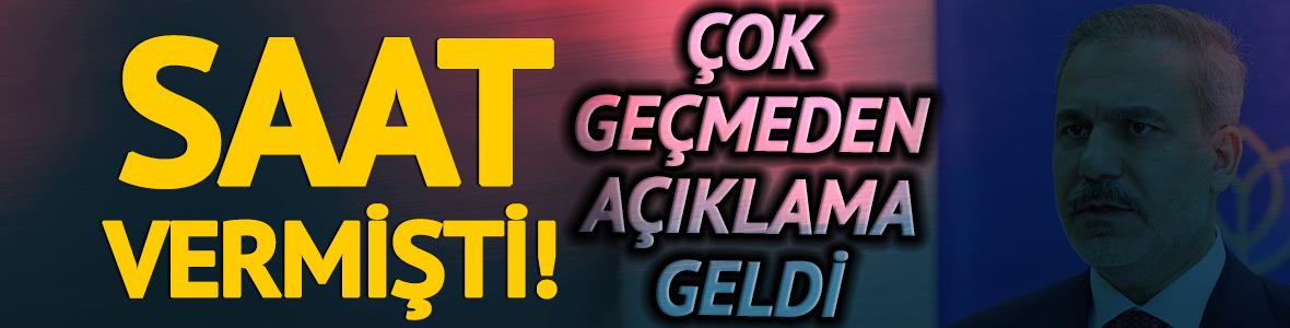 Bakan Fidan önümüzdeki saatleri işaret etti! ABD'den açıklama geldi