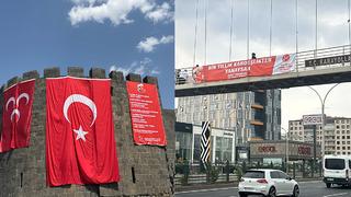 Diyarbakır sokaklarında dikkat çeken MHP pankartları! Her yere asıldı: 'Her kelimesi bizim için talimat'