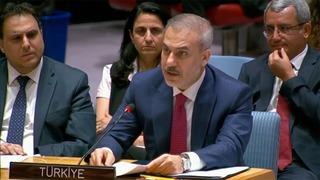 BM Güvenlik Konseyi’ne hitap eden Fidan: İsrail barış istemiyor. İsrail istikrar istemiyor