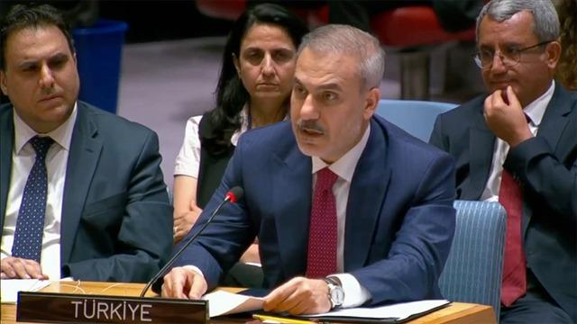BM Güvenlik Konseyi’ne hitap eden Fidan: İsrail barış istemiyor. İsrail istikrar istemiyor