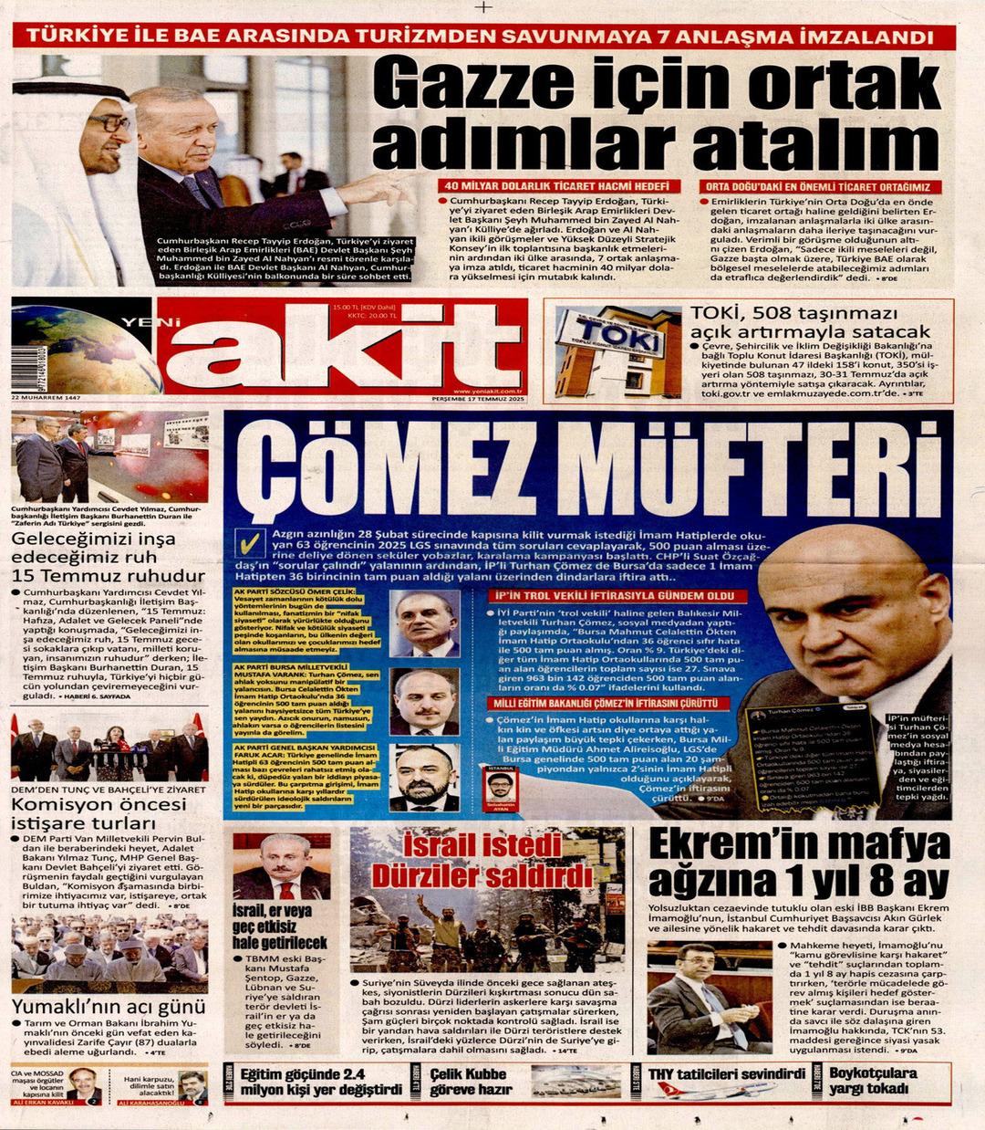 Yeni Akit Gazetesi