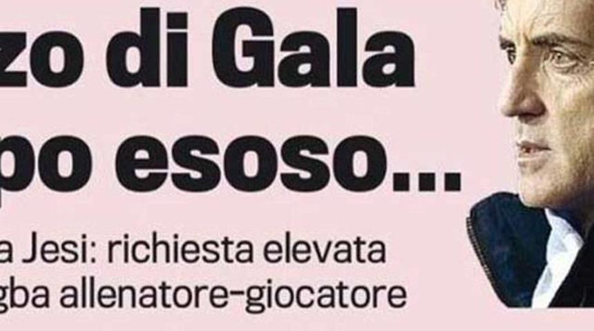 Roberto Mancini'nin imzası dünya basınında!