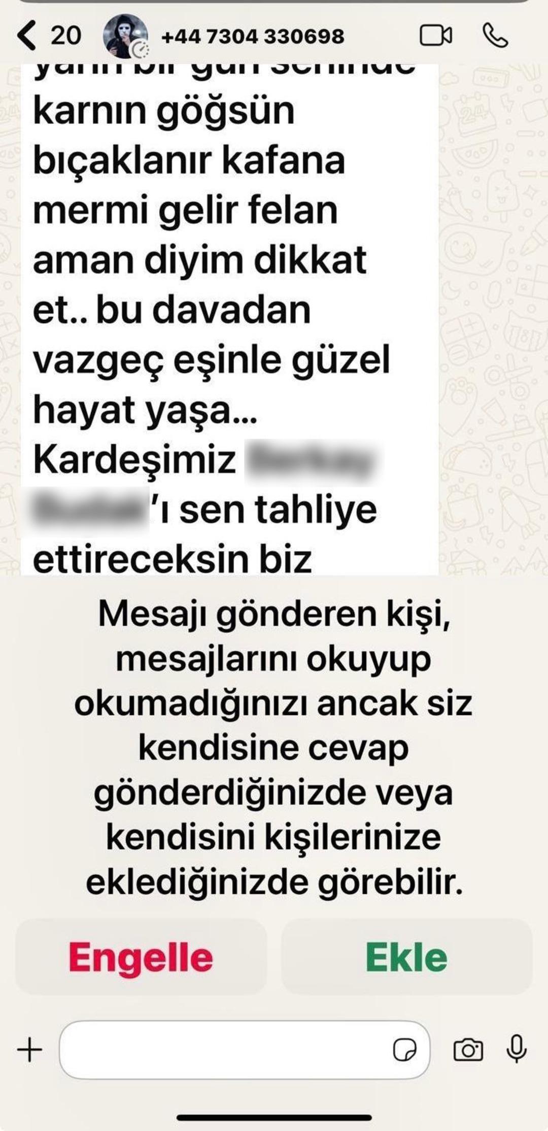 Minguzzi ailesinin avukatı Rezan Epözdemir çileden çıktı! "Ölüm tehditleri alıyorum" diyerek mesajları tek tek okudu 7