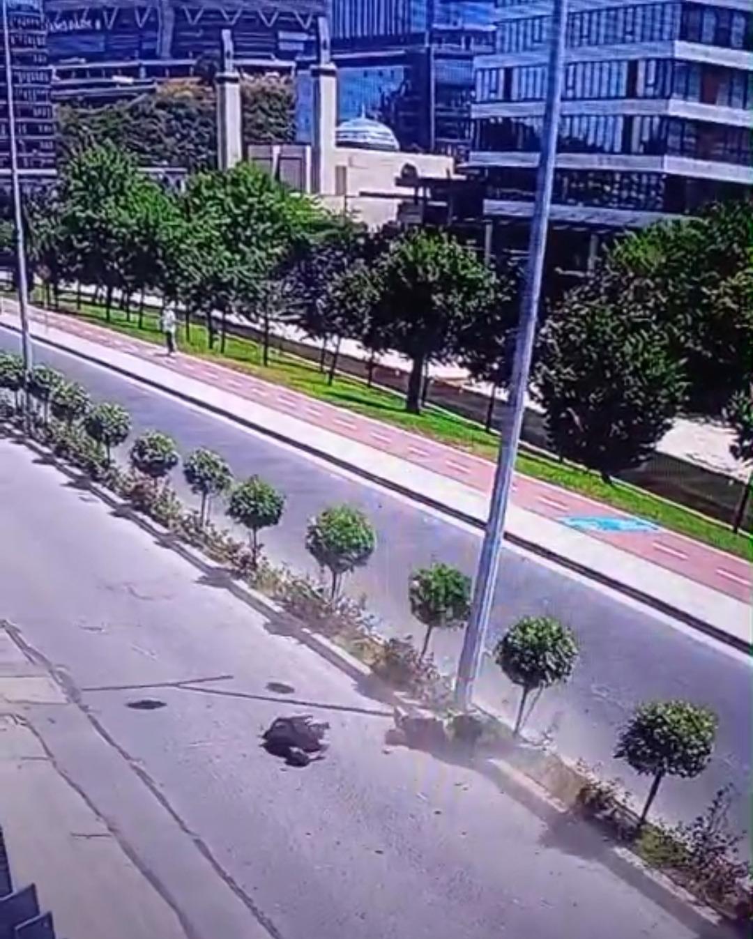 17 yaşındaki Muharrem in tek teker üzerinde gelen feci ölümü... Tüyler ürpertici anlar saniye saniye kamerada! 3