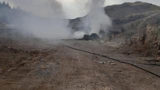 Çocukların oyunu sonrası çıkan yangın paniğe sebep oldu