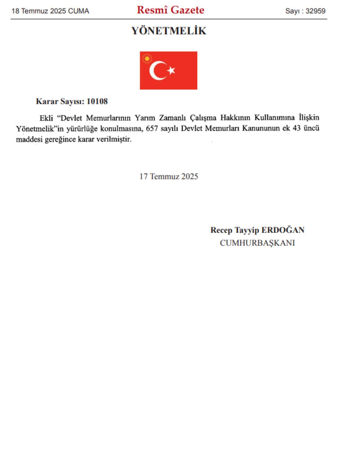 Memurlar dikkat! Resmi Gazete de yayımlandı: Yarı zamanlı çalışma hayata geçiyor! İşte memurun yarı zamanlı çalışma şartlarının detayları 5