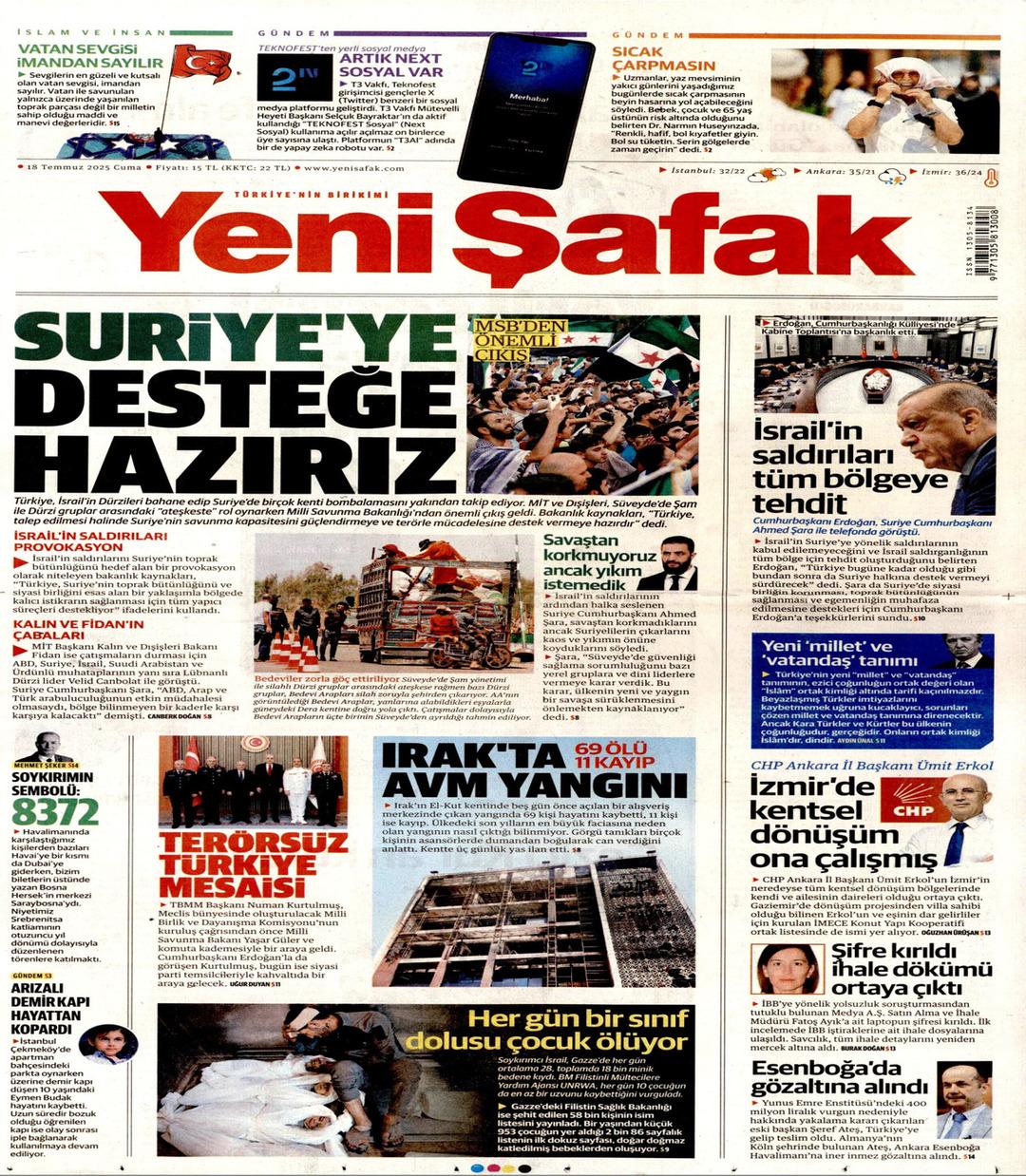 Yeni Şafak Gazetesi