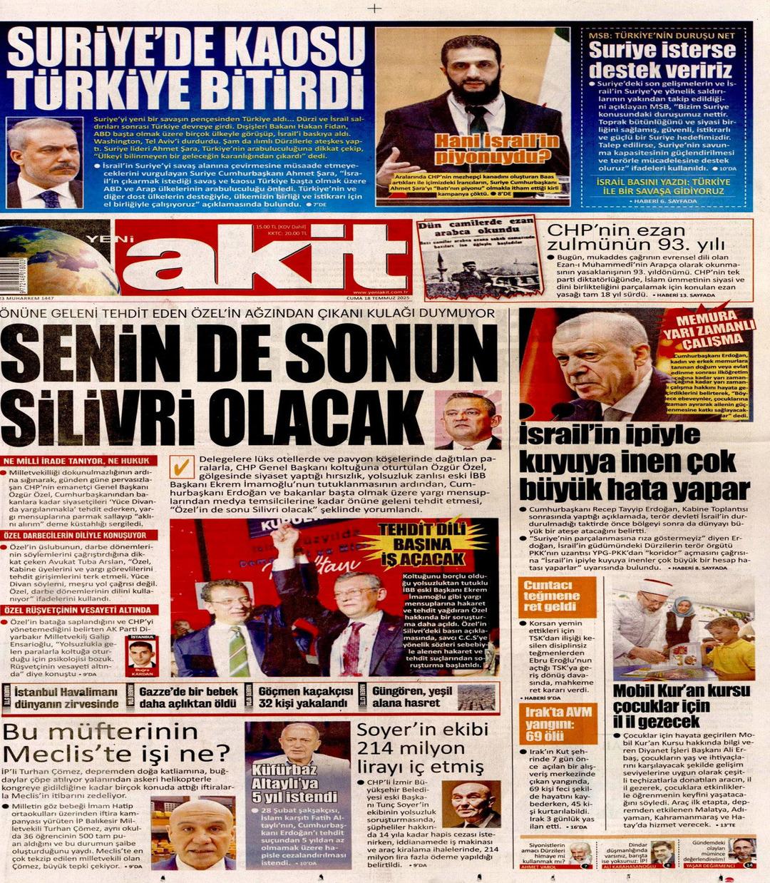 Yeni Akit Gazetesi