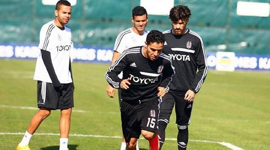 Beşiktaş 5 eksikle &ccedil;alıştı