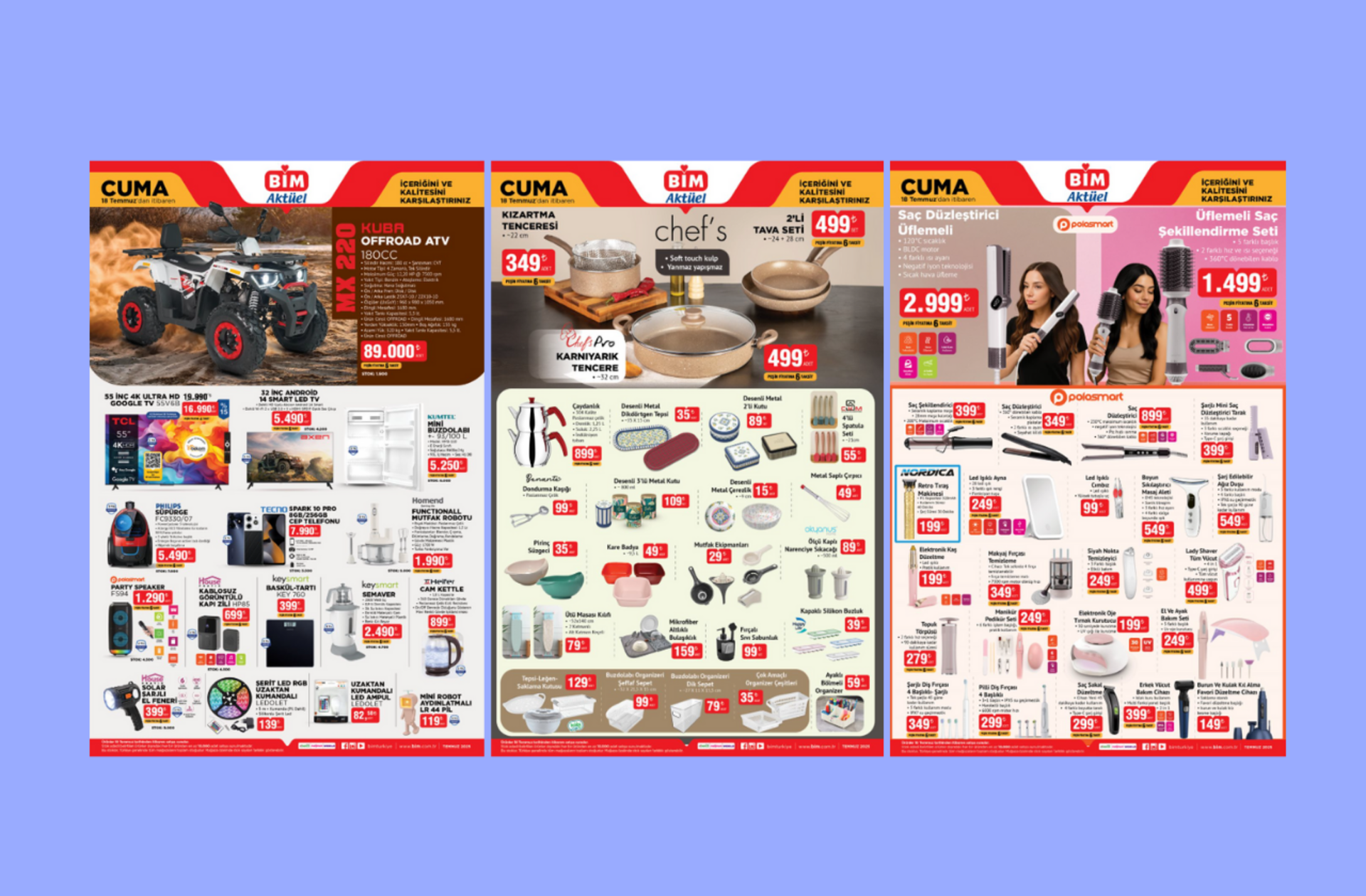 BİM'e Philips elektrikli süpürge geliyor! 18 Temmuz 2025 BİM Aktüel Kataloğu burada