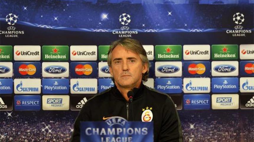 Mancini'den y&ouml;netimi rahatlatan a&ccedil;ıklama