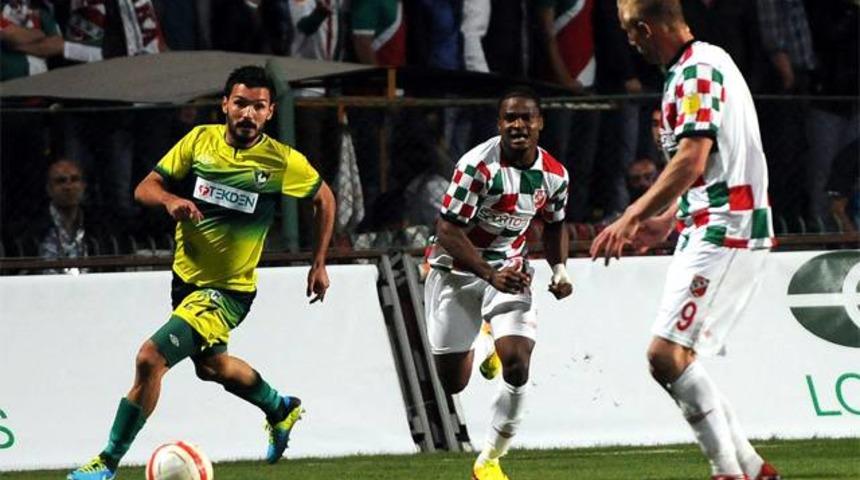 Denizli Karşıyaka'yı 90'da ge&ccedil;ti