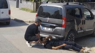 Kamyonetle çarpışan motosiklet sürücüsü yaralandı