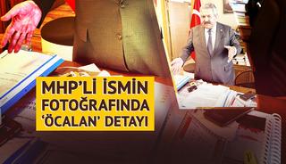 MHP'li ismin fotoğrafındaki 'Öcalan' detayı gündem oldu