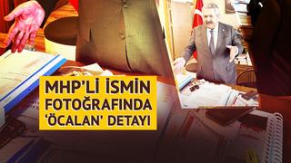 MHP'li Feti Yıldız'ın fotoğrafındaki 'Öcalan' detayı gündem oldu! Dikkatlerden kaçmadı, DEM Parti'den açıklama geldi