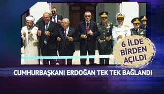 Kurdeleleri komutanlar kesti, Cumhurbaşkanı Erdoğan tek tek bağlandı