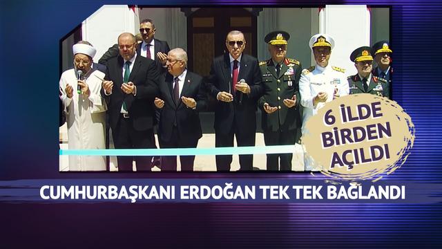 Kurdeleleri komutanlar kesti! MSÜ yerleşkelerinde camiler açıldı, Cumhurbaşkanı Erdoğan tek tek bağlandı