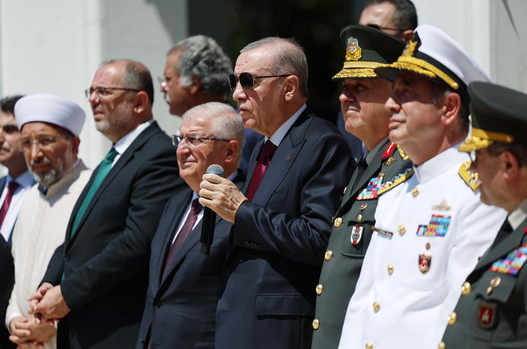 Kurdeleleri komutanlar kesti! MSÜ yerleşkelerinde camiler açıldı, Cumhurbaşkanı Erdoğan tek tek bağlandı 7