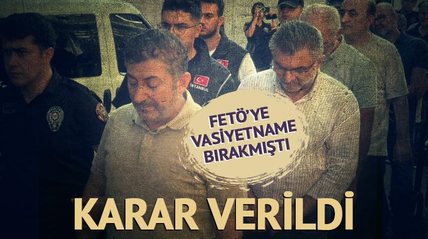 FETÖ'ye vasiyetname bırakmıştı! Zeki Doruk dahil 22 kişi tutuklandı