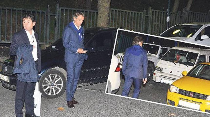 Mancini'ye taksici şoku!