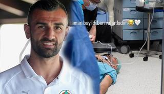 Serdar Dursun doğumhanede bayıldı