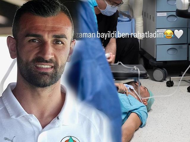 Serdar Dursun doğumhanede bayıldı