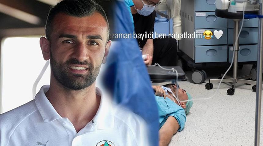 Sosyal medyada gündem oldu! Serdar Dursun doğumhanede bayıldı
