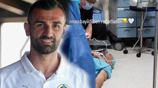 Sosyal medyada gündem oldu! Serdar Dursun doğumhanede bayıldı