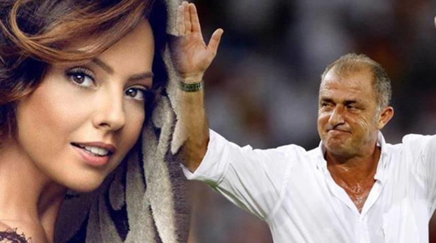 Fatih Terim Ebru G&uuml;ndeş'le şarkı s&ouml;yledi