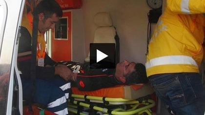 Hakemi bir yumrukla bayıltıp hastanelik etti!