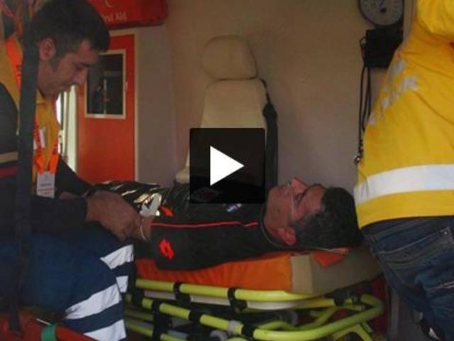 Hakemi bir yumrukla bayıltıp hastanelik etti!