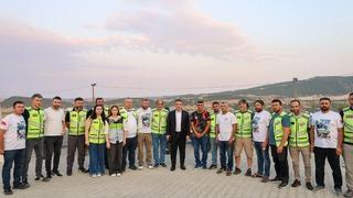 Vali Faik Oktay Sözer, motosiklet tutkunlarıyla buluştu