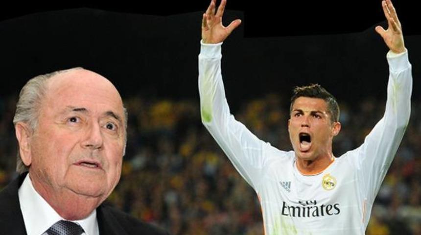 Ronaldo'nun Blatter'e &ouml;fkesi dinmiyor
