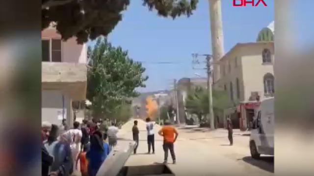 Kilis'te doğalgaz borusu patladı