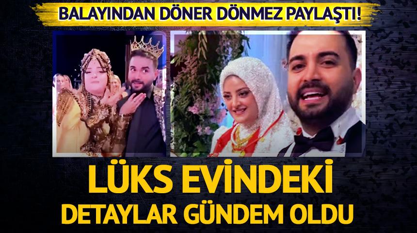 Balayından döndü evinden paylaşım yaptı! Lüks hamam gündem oldu 