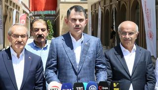Bakan Kurum'dan CHP lideri Özel'e yanıt! "Burada bu konutları yine yapacağız"