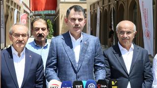 Bakan Kurum'dan CHP lideri Özel'e yanıt! Burada bu konutları yine yapacağız