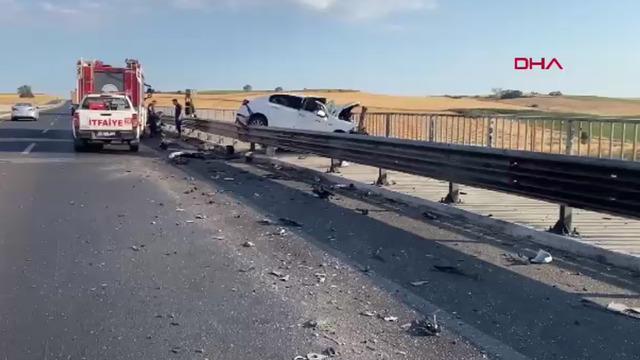 Tekirdağ'da trafik kazası! 21 yaşındaki genç hayatını kaybetti