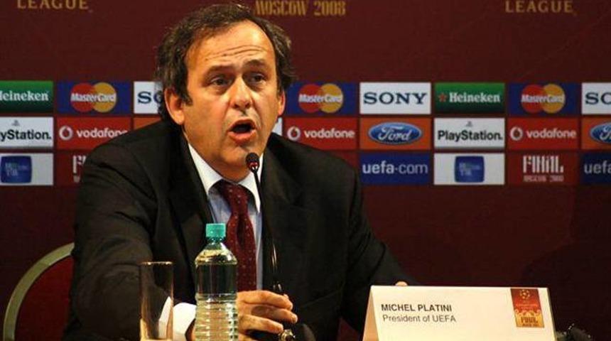 Platini'den Türkiye için şok sözler