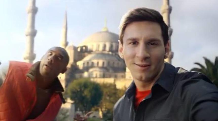 Kobe Bryant ve Messi yine THY reklamında