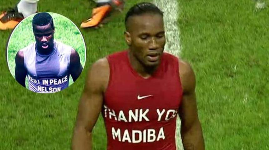 Eboue ve Drogba Nelson Mandela'yı unutmadı