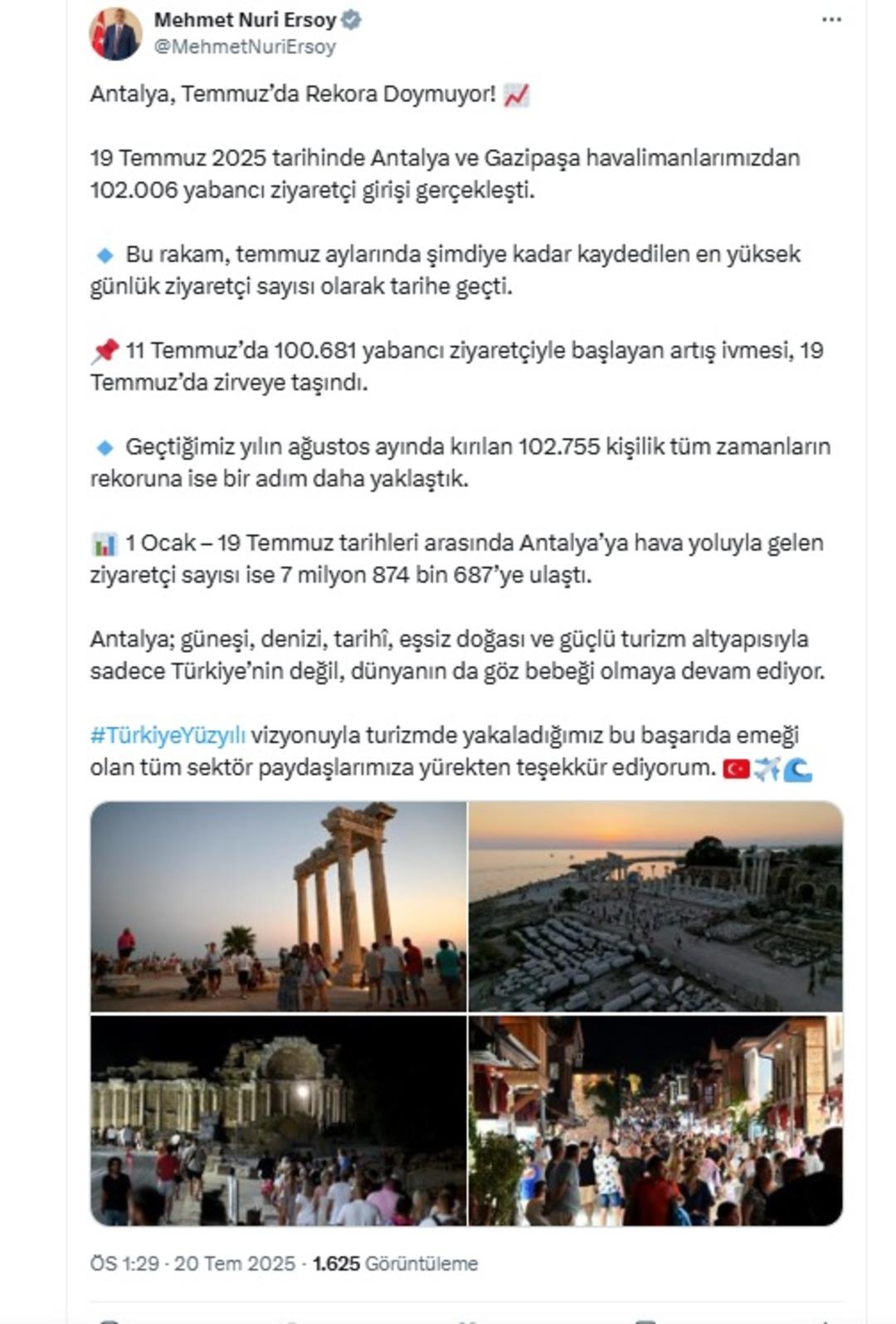 Bakan Ersoy  Tarihe geçti  diyerek duyurdu! 1 günde 102 bin 6 kişi...  4