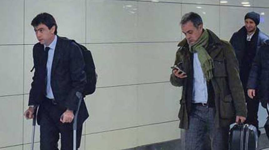 Koltuk değnekleriyle geldi!