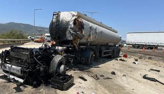 Gaziantep'te tırla tanker çarpıştı, 2 kişi hayatını kaybetti!