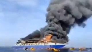 Yolcu gemisinde can pazarı! 3 kişi hayatını kaybetti: Endonezya'da dehşete düşüren görüntüler