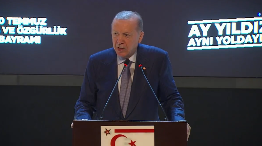 Son dakika | Cumhurbaşkanı Erdoğan KKTC'den "Desteğimiz tam" diyerek duyurdu: 'İki devletli çözüm' vurgusu