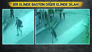 Bir elinde baston diğer elinde silah! Yaşlı adam dehşet saçtı: Yaralılar var