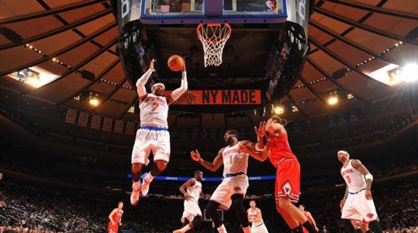 New York galibiyete Carmelo ile u&ccedil;tu