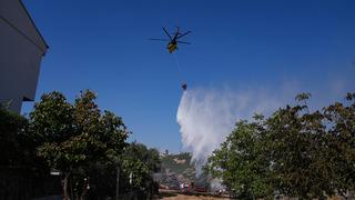 İzmir'de otluk alanda çıkan yangın kontrol altına alındı
