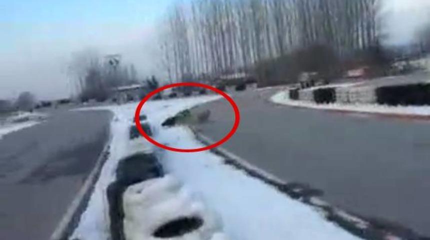 Kenan Sofuoğlu bariyerlere daldı